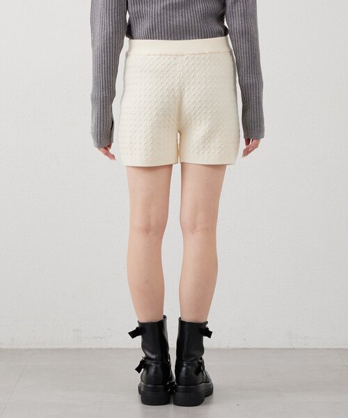 mline（エムライン）の「[mline]ニットパンツ（その他パンツ・レディース・グレー/アイボリー・FREE）」の3枚目の写真