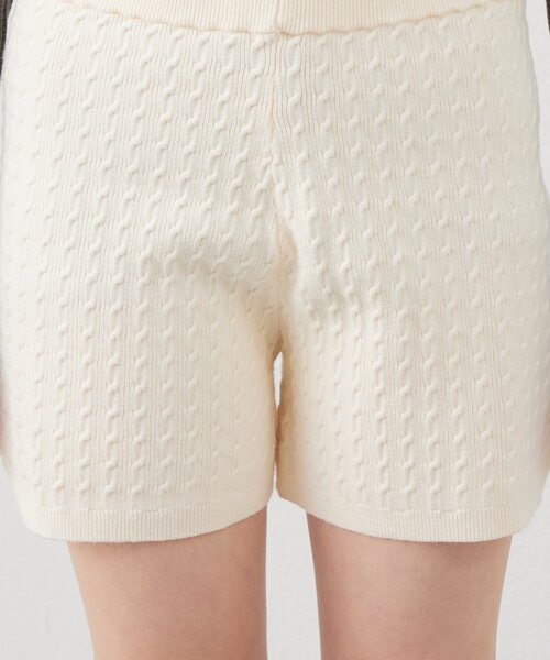 mline（エムライン）の「[mline]ニットパンツ（その他パンツ・レディース・グレー/アイボリー・FREE）」の4枚目の写真