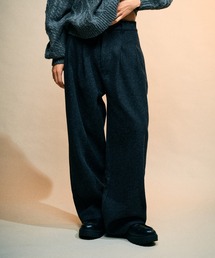 wool-like 2tuck slacks/ウールライク2タックスラックス