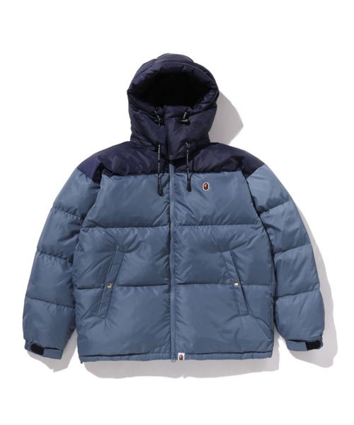 ダウンジャケット ダウン ONE POINT DOWN JACKET メンズ A BATHING APE（アベイシングエイプ）の「ONE POINT LOOSE FIT DOWN