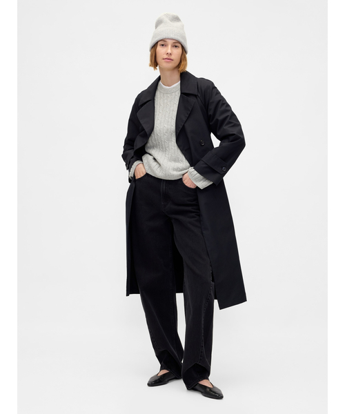 GAP(ギャップ)の「CashSoft カシミヤタッチ ケーブルニット クルーネックセーター(ニット/セーター・レディース・レッド/アイボリー/グレー/ブルー・XS/S/M/L/XL/XXS)」の16枚目の写真