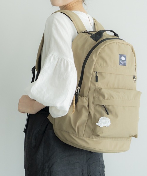 SCANDINAVIAN FOREST（スカンジナビアン・フォレスト）の「スタンデイパック＜撥水加工＞（バックパック/リュック・レディース・グレー/ブラック/ベージュ・FREE）」の3枚目の写真