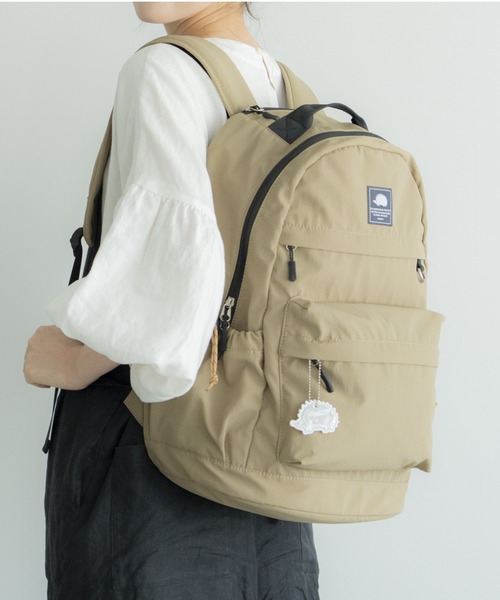 SCANDINAVIAN FOREST（スカンジナビアン・フォレスト）の「スタンデイパック＜撥水加工＞（バックパック/リュック・レディース・グレー/ブラック/ベージュ・FREE）」の5枚目の写真