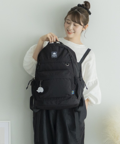 SCANDINAVIAN FOREST（スカンジナビアン・フォレスト）の「スタンデイパック＜撥水加工＞（バックパック/リュック・レディース・グレー/ブラック/ベージュ・FREE）」の8枚目の写真