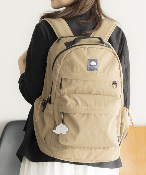 SCANDINAVIAN FOREST（スカンジナビアン・フォレスト）の「スタンデイパック＜撥水加工＞（バックパック/リュック・レディース・グレー/ブラック/ベージュ・FREE）」の9枚目の写真