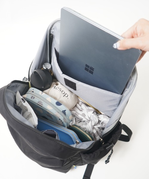 SCANDINAVIAN FOREST（スカンジナビアン・フォレスト）の「スタンデイパック＜撥水加工＞（バックパック/リュック・レディース・グレー/ブラック/ベージュ・FREE）」の18枚目の写真