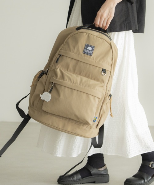 SCANDINAVIAN FOREST（スカンジナビアン・フォレスト）の「スタンデイパック＜撥水加工＞（バックパック/リュック・レディース・グレー/ブラック/ベージュ・FREE）」の11枚目の写真