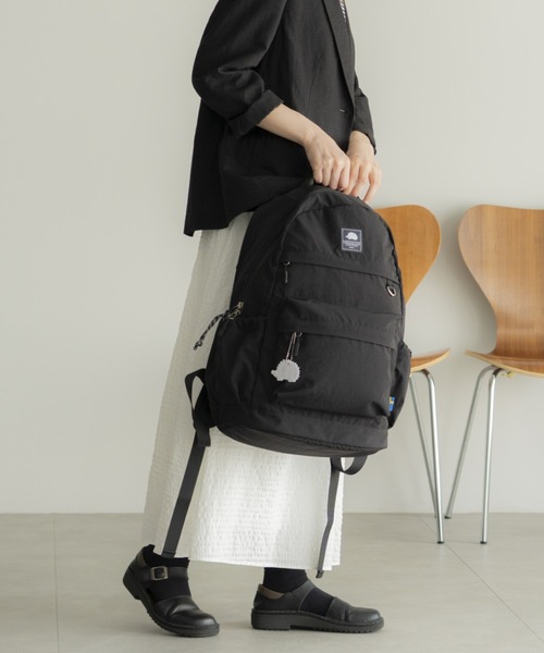 SCANDINAVIAN FOREST（スカンジナビアン・フォレスト）の「スタンデイパック＜撥水加工＞（バックパック/リュック・レディース・グレー/ブラック/ベージュ・FREE）」の10枚目の写真