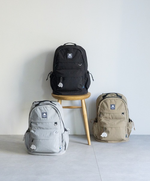 SCANDINAVIAN FOREST（スカンジナビアン・フォレスト）の「スタンデイパック＜撥水加工＞（バックパック/リュック・レディース・グレー/ブラック/ベージュ・FREE）」の4枚目の写真