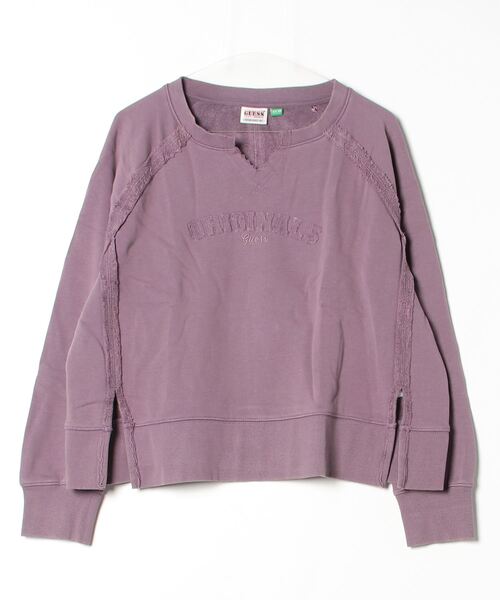 Guess(ゲス)の「GUESS Originals Vintage Notch Sweatshirt スウェット (スウェット・レディース・ライトパープル/ブラック・X-SMALL/MEDIUM/SMALL)」の10枚目の写真