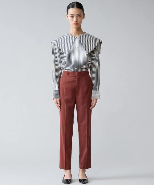 Tiara（ティアラ）の「ビッグカラーシャツブラウス（シャツ/ブラウス・レディース・ホワイト/ストライプ・FREE）」の18枚目の写真