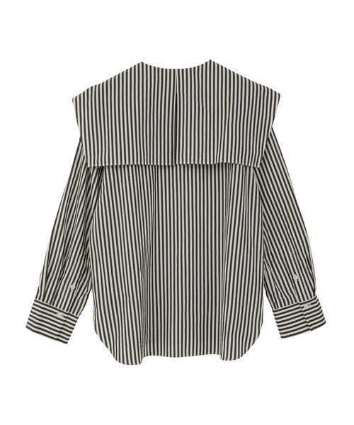 Tiara（ティアラ）の「ビッグカラーシャツブラウス（シャツ/ブラウス・レディース・ホワイト/ストライプ・FREE）」の7枚目の写真