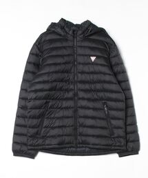 GUESS JEANS（ゲスジーンズ）の「GUESS JEANS GJ HOODED PUFFER ゲス ナイロン・フーデッド・パファージャケット（ナイロンジャケット）」