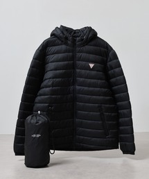 GUESS JEANS | GUESS JEANS GJ HOODED PUFFER ゲス ナイロン・フーデッド・パファージャケット(ナイロンジャケット)