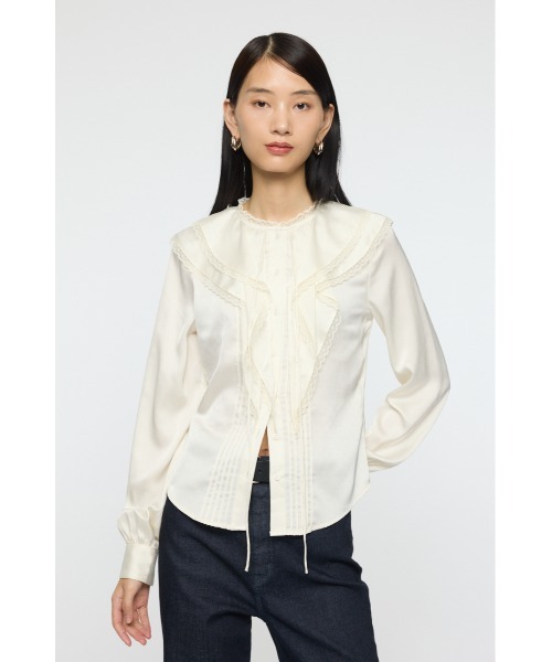 セール】DRAPE COLLAR ブラウス（シャツ/ブラウス）｜MOUSSY（マウジー