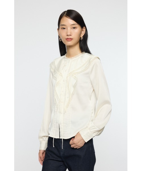 セール】DRAPE COLLAR ブラウス（シャツ/ブラウス）｜MOUSSY（マウジー