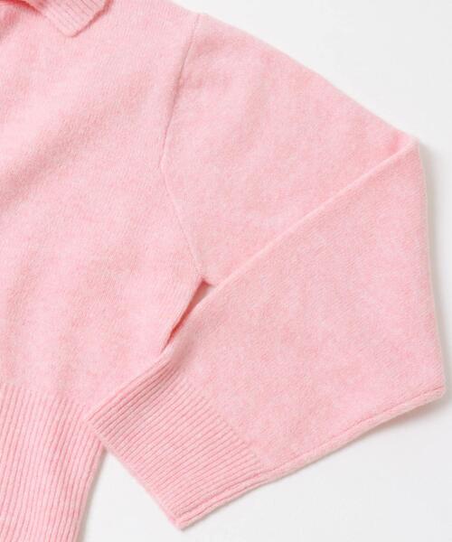 SENSE OF PLACE by URBAN RESEARCH（センスオブプレイスバイアーバンリサーチ）の「エリツキカーディガン（ニット/セーター・レディース・アイボリー/チャコールグレー/ピンク/ベージュ・ONE）」の7枚目の写真