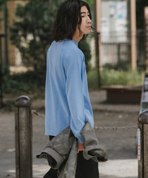 WP WESTPOINT（ダブルピーウエストポイント）の「WP WESTPOINT/ダブルピー ウエストポイント ガーメントダイ クルーネックニット（ニット/セーター）」