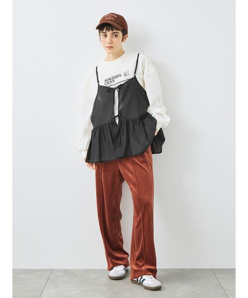 SM2（エスエムツー）の「前後2wayキャミビスチェ（シャツ/ブラウス・レディース・ブラック/オフホワイト/ブラウン・F）」の21枚目の写真