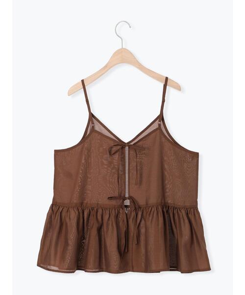 SM2（エスエムツー）の「前後2wayキャミビスチェ（シャツ/ブラウス・レディース・ブラック/オフホワイト/ブラウン・F）」の15枚目の写真