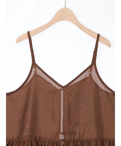 SM2（エスエムツー）の「前後2wayキャミビスチェ（シャツ/ブラウス・レディース・ブラック/オフホワイト/ブラウン・F）」の16枚目の写真