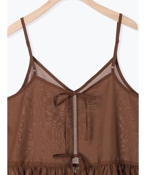 SM2（エスエムツー）の「前後2wayキャミビスチェ（シャツ/ブラウス・レディース・ブラック/オフホワイト/ブラウン・F）」の19枚目の写真