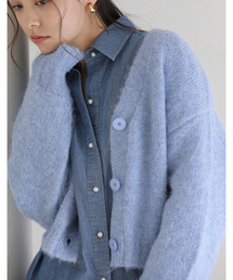 La TOTALITE | 【洗える】Vネックコンパクトカーディガン(カーディガン/ボレロ)