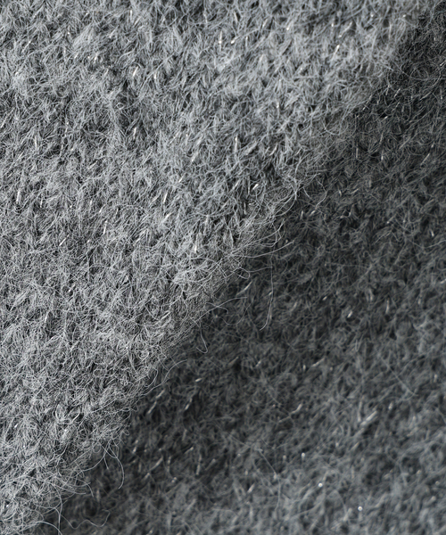 La TOTALITE（ラトータリテ）の「【洗える】Vネックコンパクトカーディガン（カーディガン/ボレロ・レディース・チャコールグレー/ホワイト/ブルー系その他・FREE）」の11枚目の写真