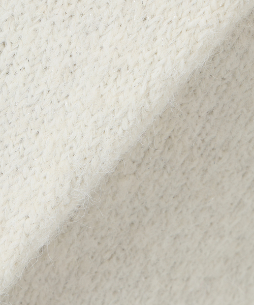 La TOTALITE（ラトータリテ）の「【洗える】Vネックコンパクトカーディガン（カーディガン/ボレロ・レディース・チャコールグレー/ホワイト/ブルー系その他・FREE）」の14枚目の写真