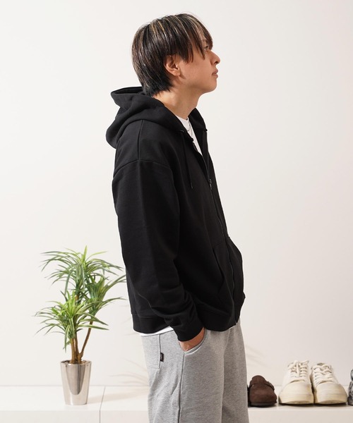 フレンチブルドッグ サガラ刺繍 ジップパーカー / French Bulldog