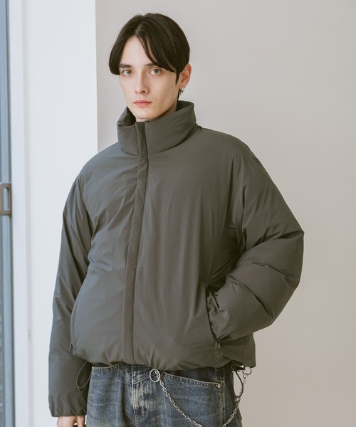 80's 90's vintage 短丈 ダウン ミリタリー ブルゾン ショート moment+ ダウンコート ダウンジャケット ショート丈ファイバーダウン