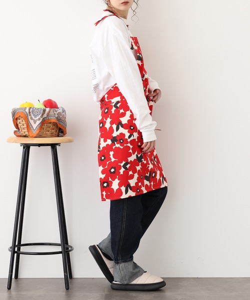 新品】マルニフラワーカフェ エプロン 特集】ぬくもりの毎日エプロン
