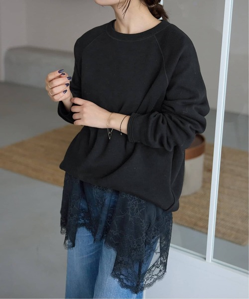 WEB限定/追加2》スムースオーバーニット（ニット/セーター）｜SLOBE