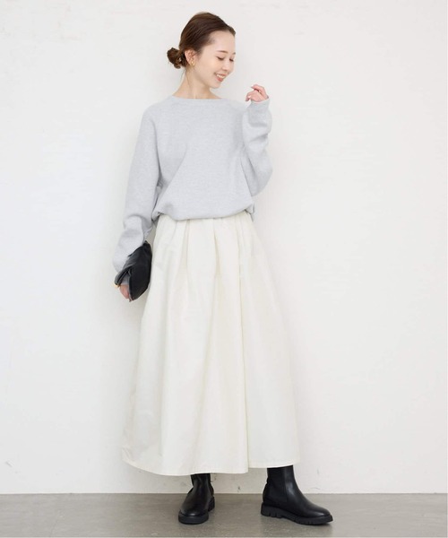 SLOBE IENA（スローブイエナ）の「《WEB限定/追加2》スムースオーバーニット（ニット/セーター・レディース・ネイビー/チャコールグレー/ブラック/ピンク系その他・FREE）」の20枚目の写真