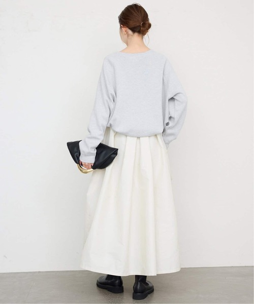 SLOBE IENA（スローブイエナ）の「《WEB限定/追加2》スムースオーバーニット（ニット/セーター・レディース・ネイビー/チャコールグレー/ブラック/ピンク系その他・FREE）」の22枚目の写真