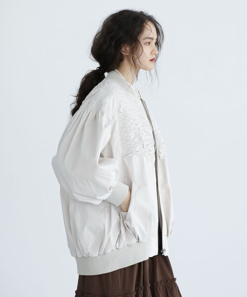 セール】□ESCAR シャーリングブルゾン（ブルゾン）｜ESCAR（エスカー