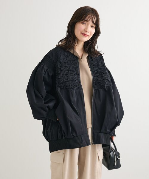 【新品タグ付き】ESCAR シャーリングブルゾン □ESCAR シャーリングブルゾン（ブルゾン）｜ESCAR（エスカー）の