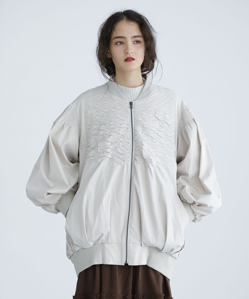 【新品タグ付き】ESCAR シャーリングブルゾン □ESCAR シャーリングブルゾン（ブルゾン）｜ESCAR（エスカー）の