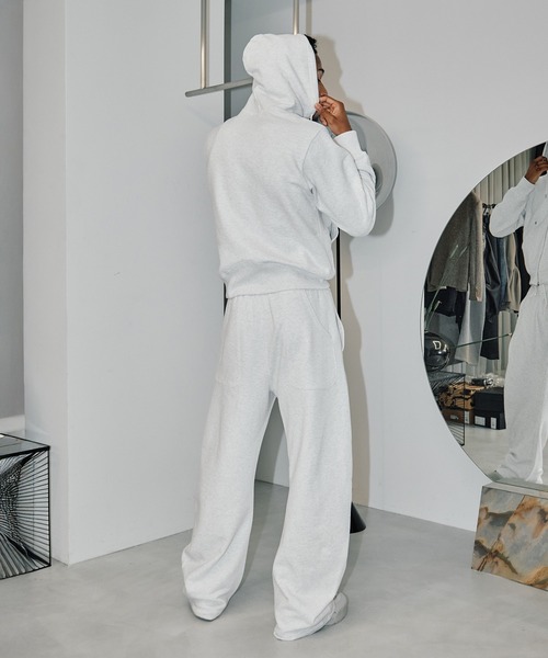 CONZ(コンズ)の「WIDE BALOON PANTS/バルーンワイドパンツ/スウェット/NVRFRGT(スウェットパンツ・メンズ・ブラック/グレー/ホワイト・1/2/3)」の6枚目の写真