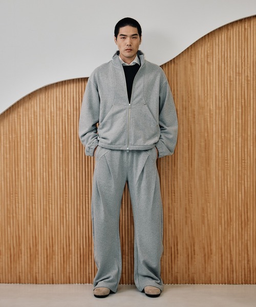 CONZ(コンズ)の「WIDE BALOON PANTS/バルーンワイドパンツ/スウェット/NVRFRGT(スウェットパンツ・メンズ・ブラック/グレー/ホワイト・1/2/3)」の12枚目の写真