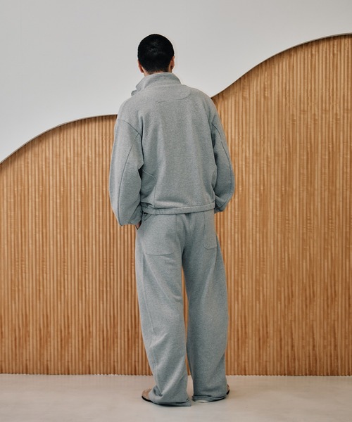 CONZ(コンズ)の「WIDE BALOON PANTS/バルーンワイドパンツ/スウェット/NVRFRGT(スウェットパンツ・メンズ・ブラック/グレー/ホワイト・1/2/3)」の14枚目の写真