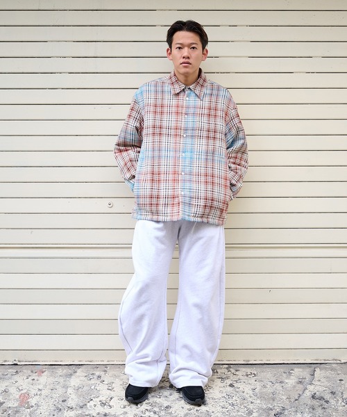 CONZ(コンズ)の「WIDE BALOON PANTS/バルーンワイドパンツ/スウェット/NVRFRGT(スウェットパンツ・メンズ・ブラック/グレー/ホワイト・1/2/3)」の16枚目の写真