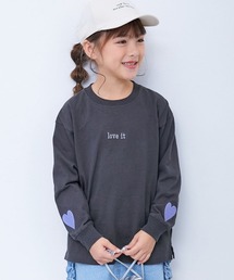 devirock（デビロック）の「綿100% お洗濯してもよれにくい ガールズワンポイント 長袖Tシャツ（Tシャツ/カットソー）」