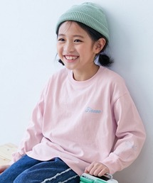 devirock（デビロック）の「綿100% お洗濯してもよれにくい ガールズワンポイント 長袖Tシャツ（Tシャツ/カットソー）」