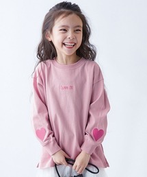 devirock（デビロック）の「綿100% お洗濯してもよれにくい ガールズワンポイント 長袖Tシャツ（Tシャツ/カットソー）」