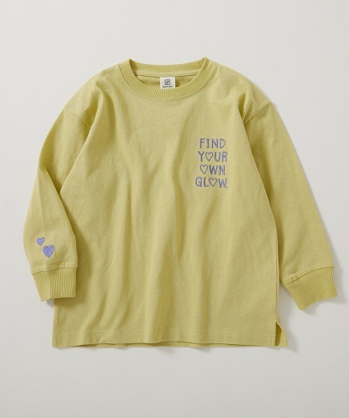 devirock（デビロック）の「綿100% お洗濯してもよれにくい ガールズワンポイント 長袖Tシャツ（Tシャツ/カットソー・キッズ・ホワイト系/ブルー系/ピンク系1/ピンク系2/ブラック系/イエロー系・100cm/110cm/120cm/130cm/140cm/150cm/160cm）」の21枚目の写真