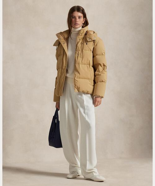 POLO RALPH LAUREN(ポロ ラルフ ローレン)の「キルテッド フーデッド ダウン ジャケット(ダウンジャケット/コート・レディース・ブラウン系5・S/M/L/XS/XXS)」の3枚目の写真