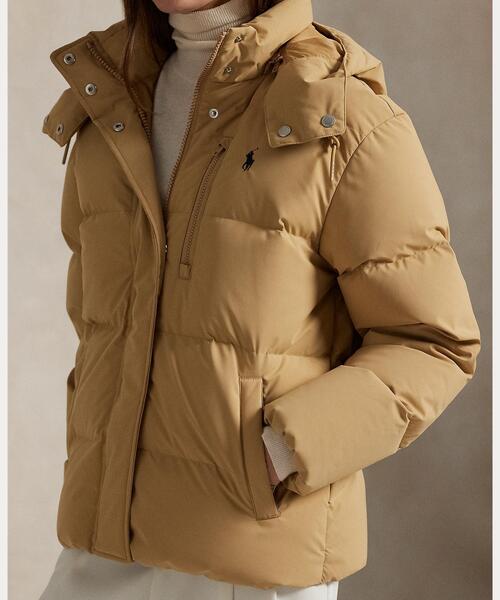 POLO RALPH LAUREN(ポロ ラルフ ローレン)の「キルテッド フーデッド ダウン ジャケット(ダウンジャケット/コート・レディース・ブラウン系5・S/M/L/XS/XXS)」の5枚目の写真