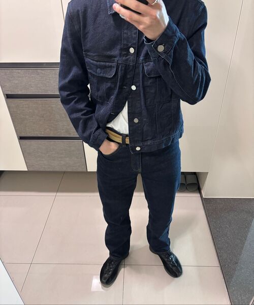 MUSINSA STANDARD（ムシンサスタンダード）の「リブドマッスルフィットクルーネックTシャツ[ホワイト]（Tシャツ/カットソー・メンズ・その他・XX-LARGE/XXX-LARGE/MEDIUM/LARGE/X-LARGE/SMALL）」の4枚目の写真