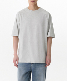 MUSINSA STANDARD（ムシンサスタンダード）の「Relaxed Raglan T-shirt [Melange Light Gray]（Tシャツ/カットソー・メンズ）」